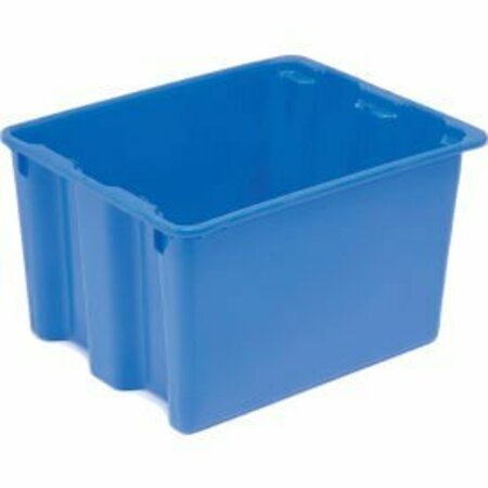 LEWISBINS LEWISBins SN2117-12 Polyethylene Container 21"L x 17"W x 12"H, Blue SN2117-12BL